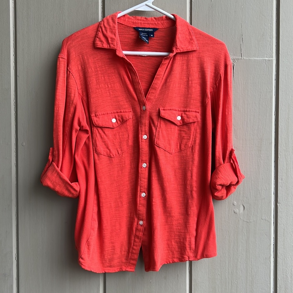 Max Edition Orange Shirt_Size M
